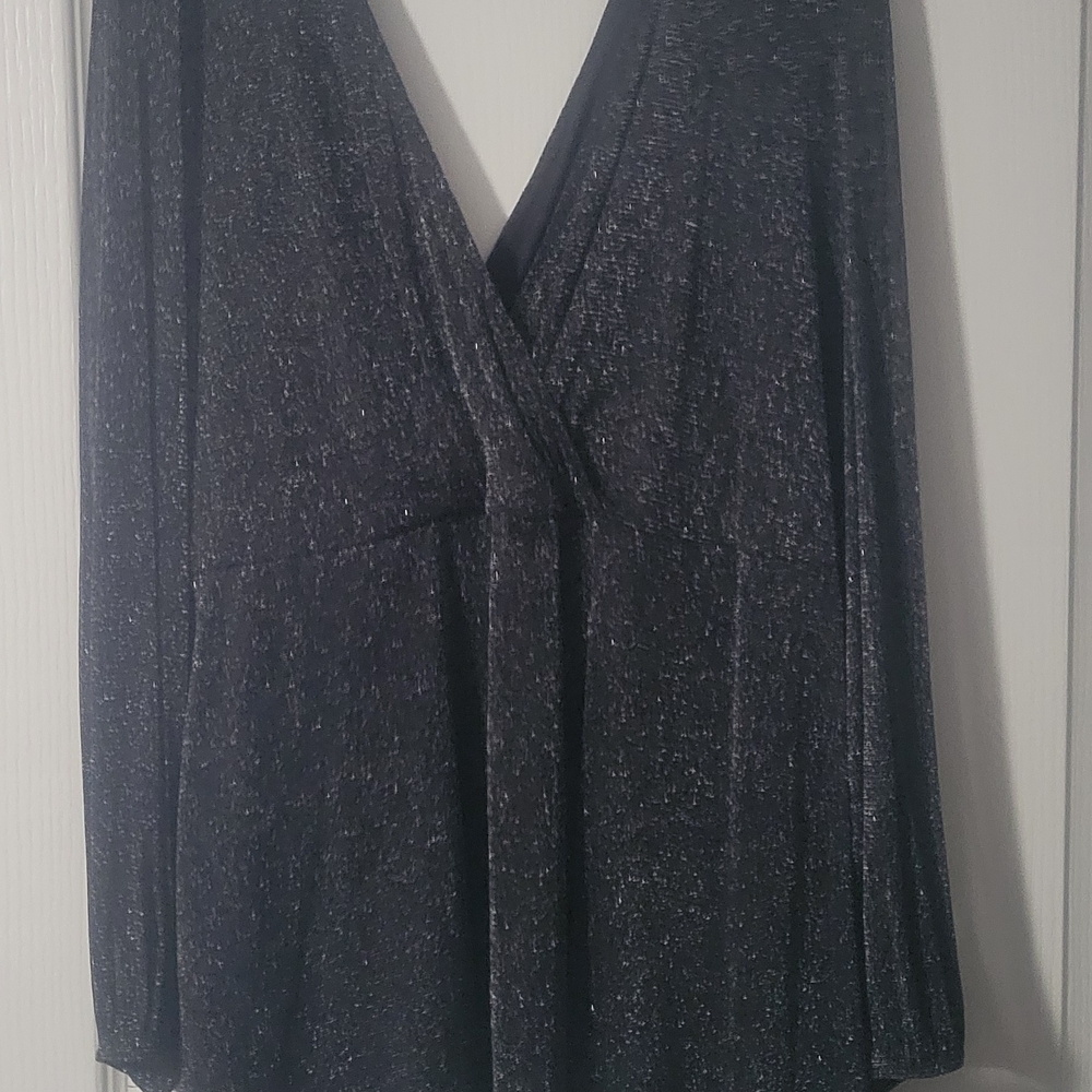 Torrid Black Shimmer Top